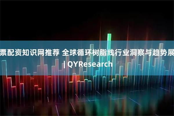股票配资知识网推荐 全球循环树脂线行业洞察与趋势展望 | QYResearch